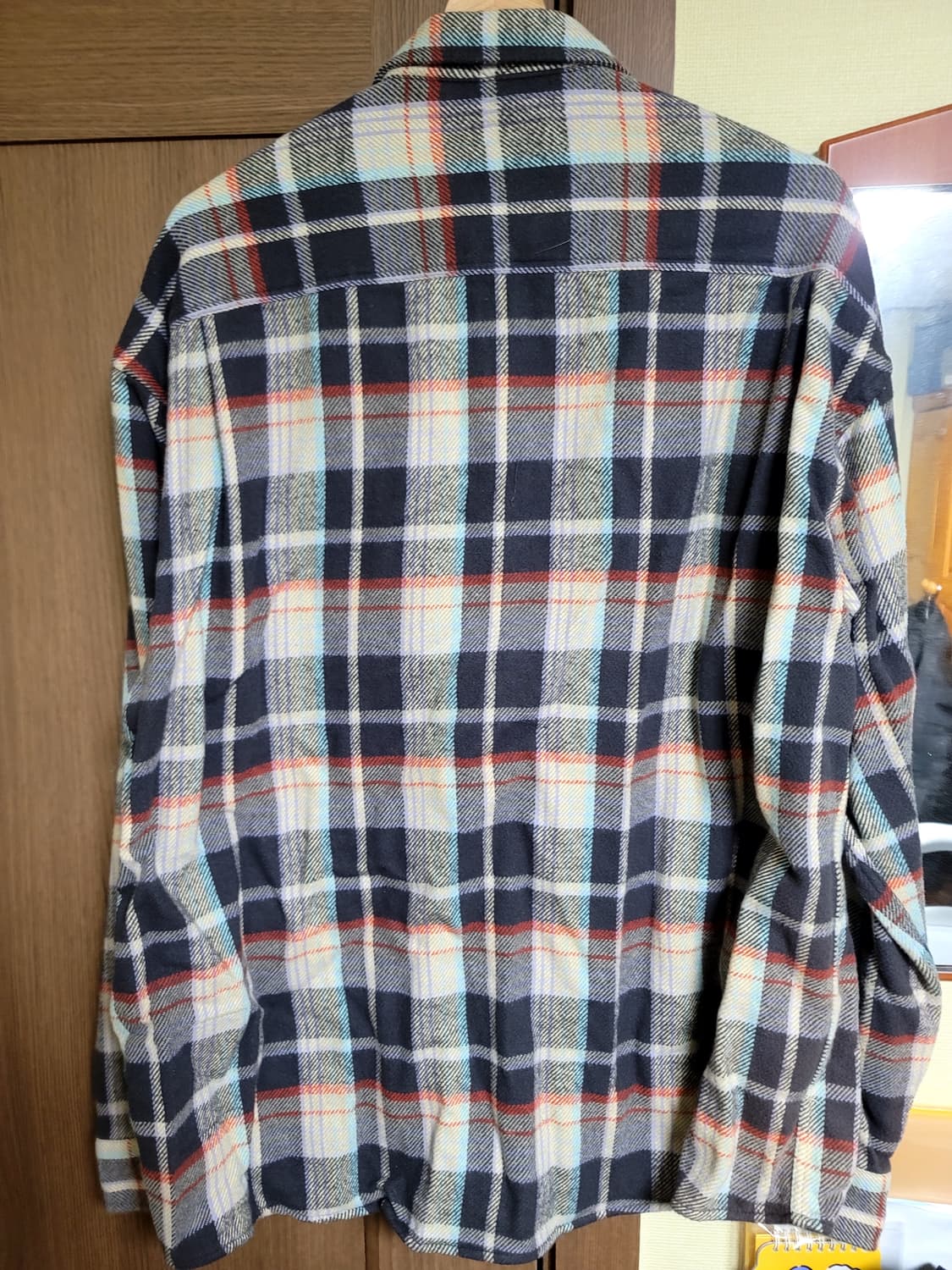 카키스 Brushed Plaid Shirt Grey XL(4) 상품이미지3