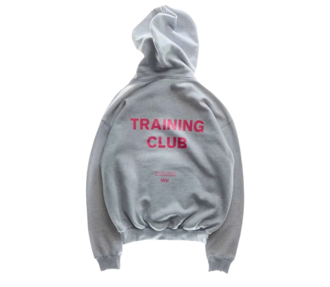 UVU 트레이닝클럽 후드 그레이 상품이미지1