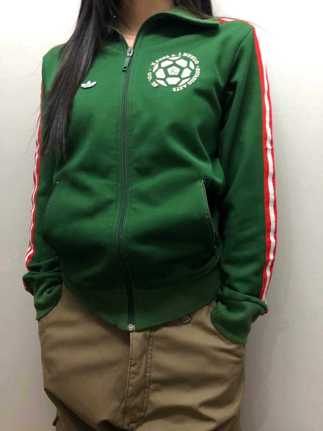 빈티지 아디다스 멕시코 그린 져지 상품이미지5