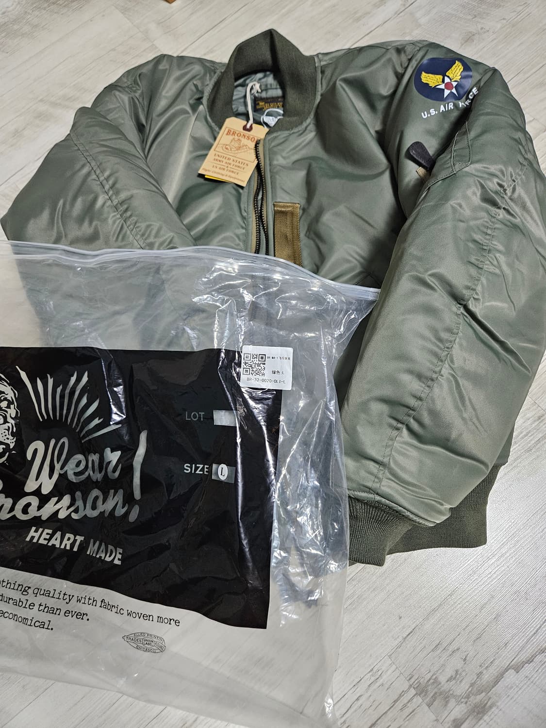 [L]브론슨MA-1 중국판 새제품 상품이미지1