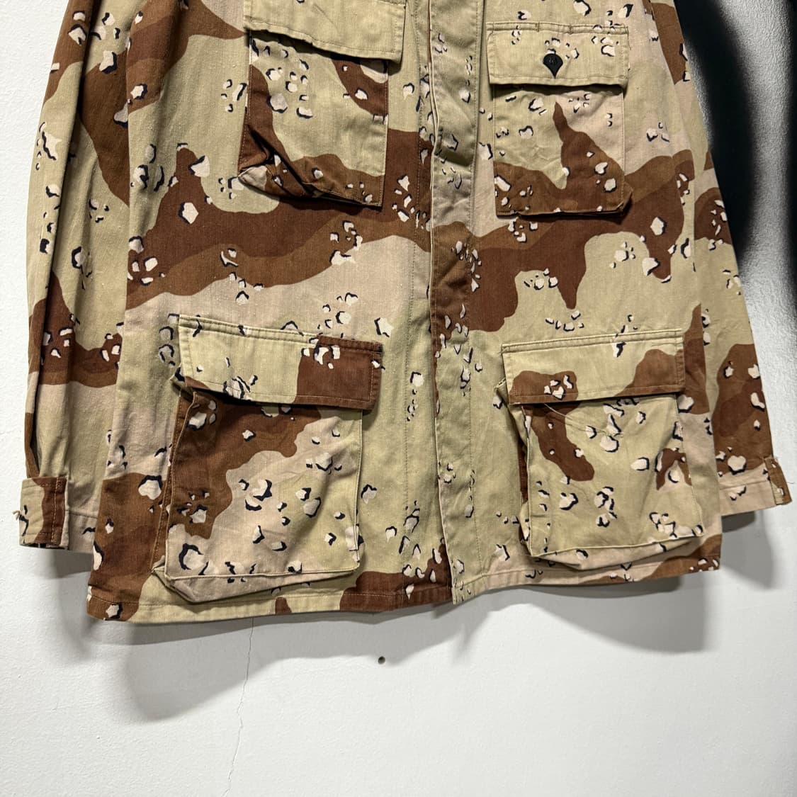 오리지널 USA 밀리터리 BDU 데저트 카모 코튼 롱 자켓 상품이미지4