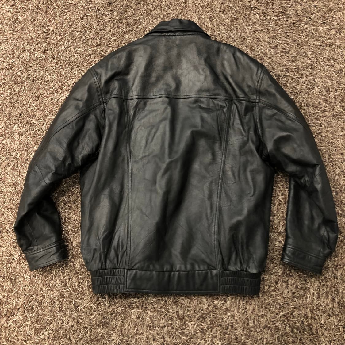 빈티지 양가죽 봄버 레더 가죽 자켓 상품이미지4