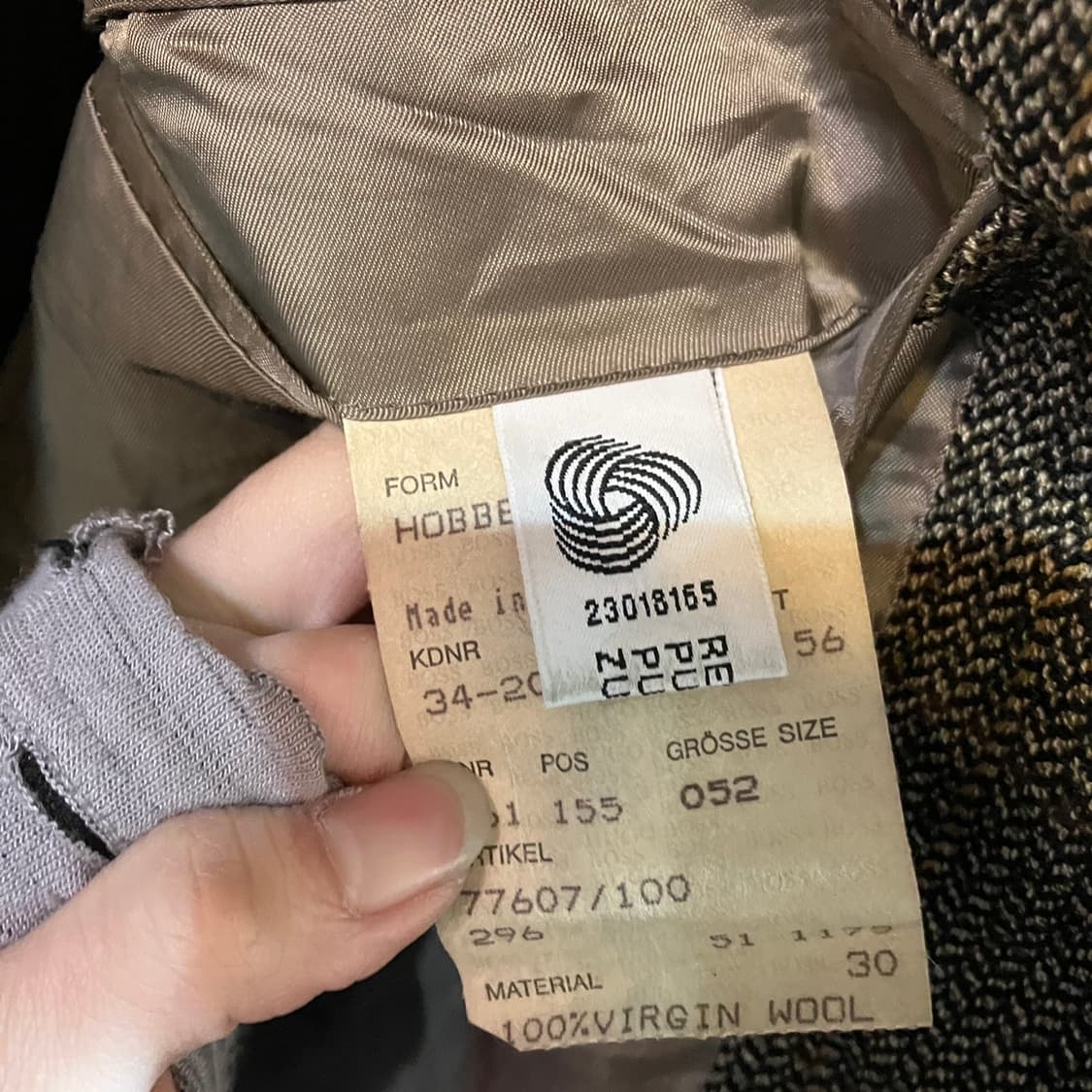 휴고보스 에르메네질도 제냐 버진울 헤링본 블레이져 상품이미지7