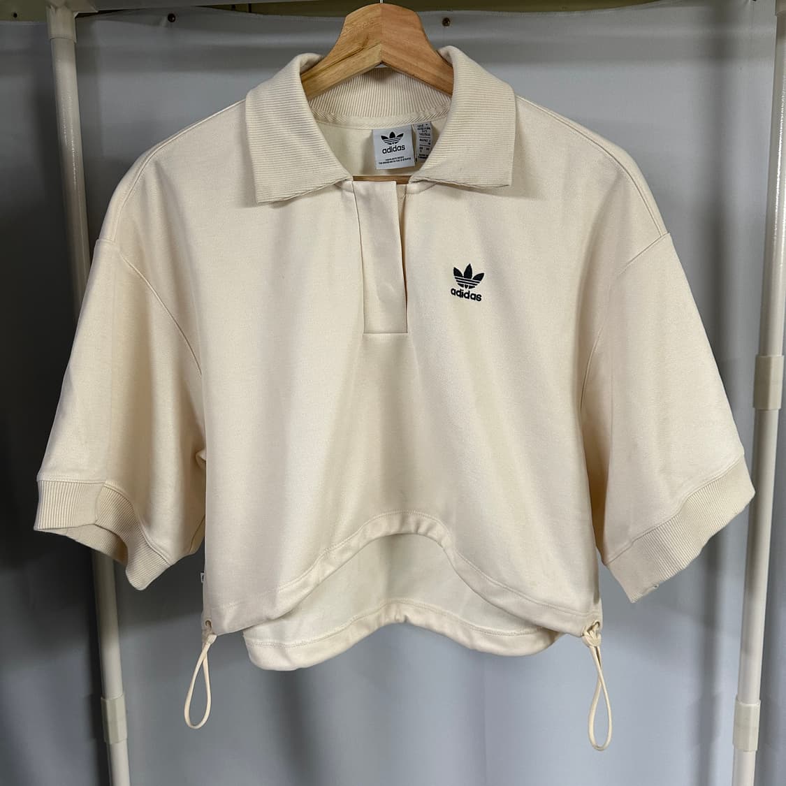 아디다스 폴로 크롭 탑 상품이미지1