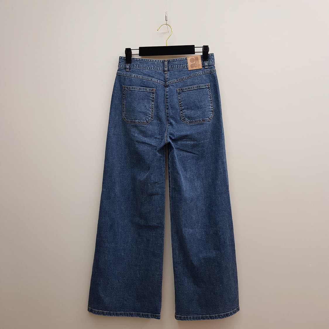 아떼 2022 하이웨스트 포켓 포인트 와이드 데님 팬츠 38사이즈 상품이미지4