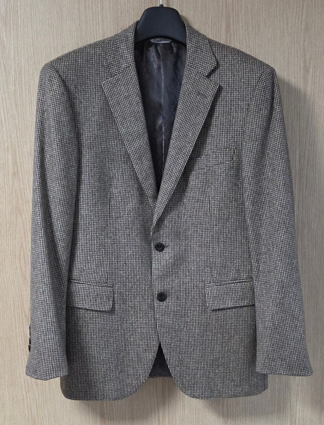 (착샷) 마에스트로 카델 헤링본 하운드투스 블레이저 상품이미지1