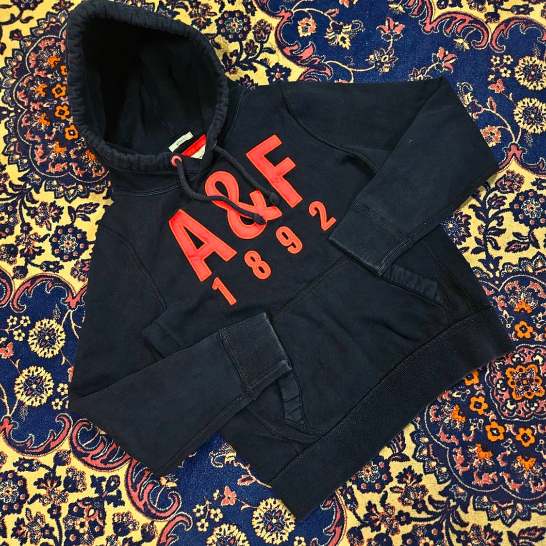 아베크롬비 A&F1892 빅로고 후드티셔츠 M size 상품이미지1