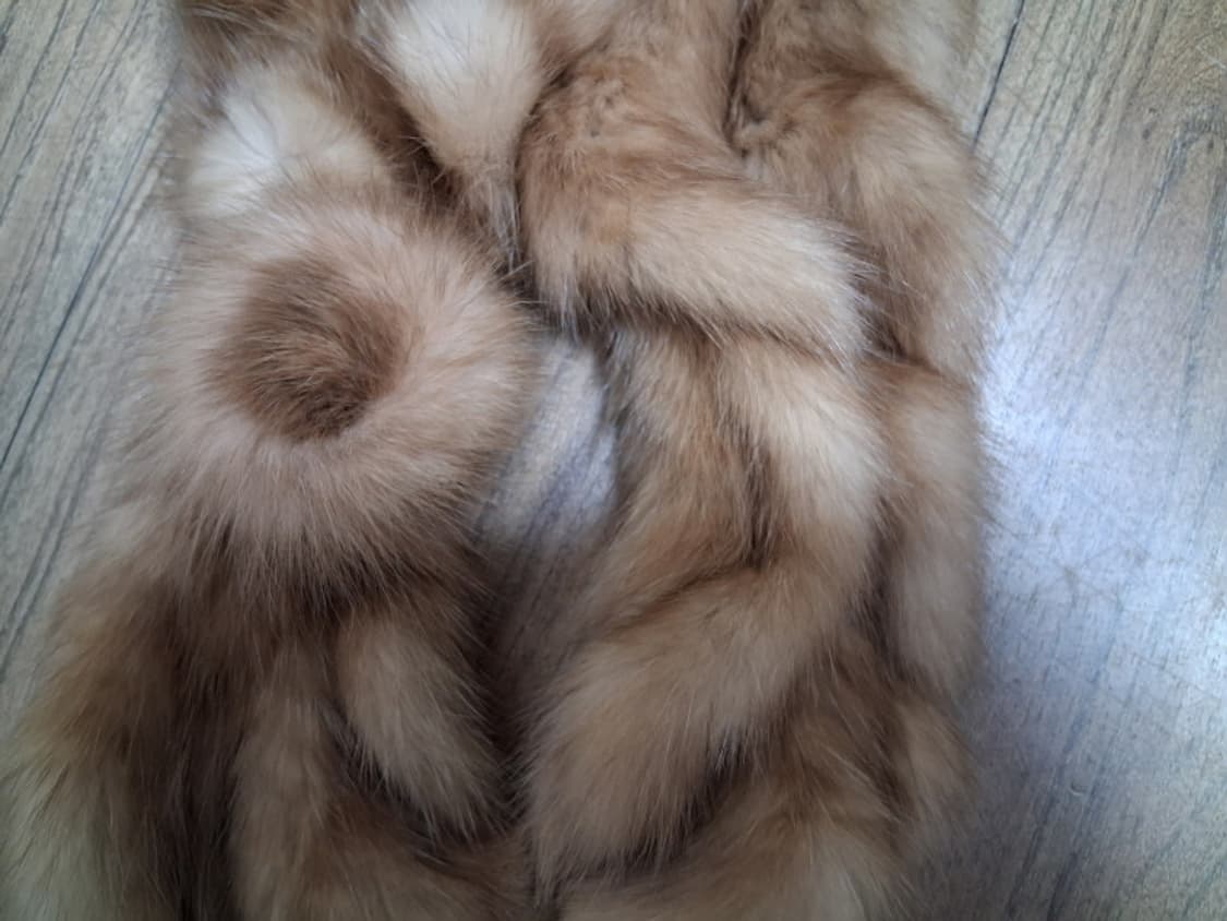 일본빈티지 수입 세이블 모피 머플러 니팅 세이블 

 상품이미지6