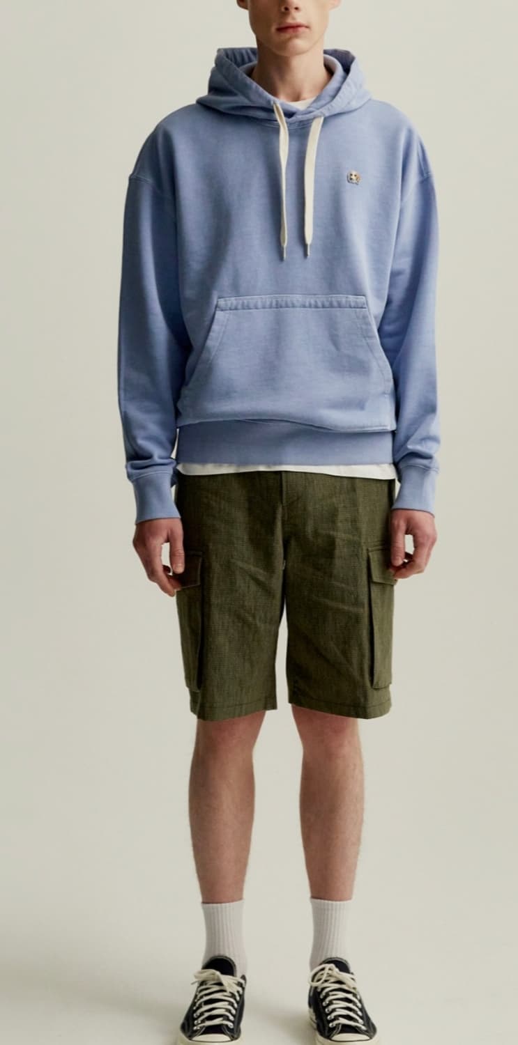 헤지스 오버핏 간절기 후드티 남자110 상품이미지1