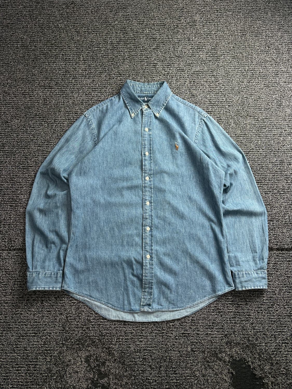 폴로 랄프로렌 포니로고 클래식 데님 셔츠 3286 상품이미지2