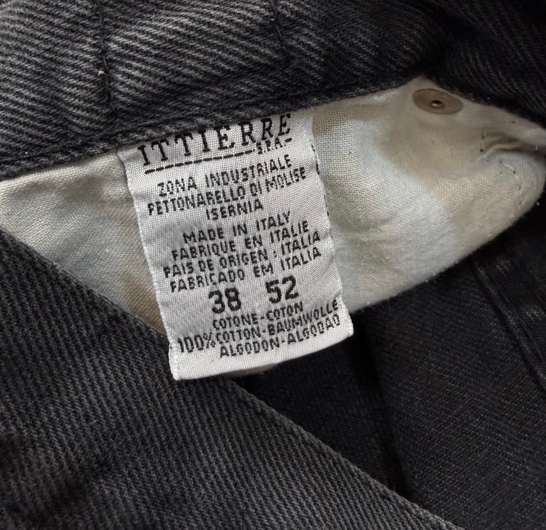 베르사체 꾸뛰르 흑청 데님 상품이미지6