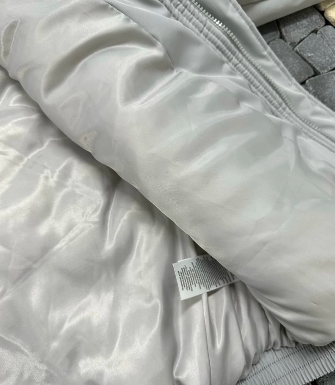 폴로 그레이 후드 패딩 L 상품이미지4