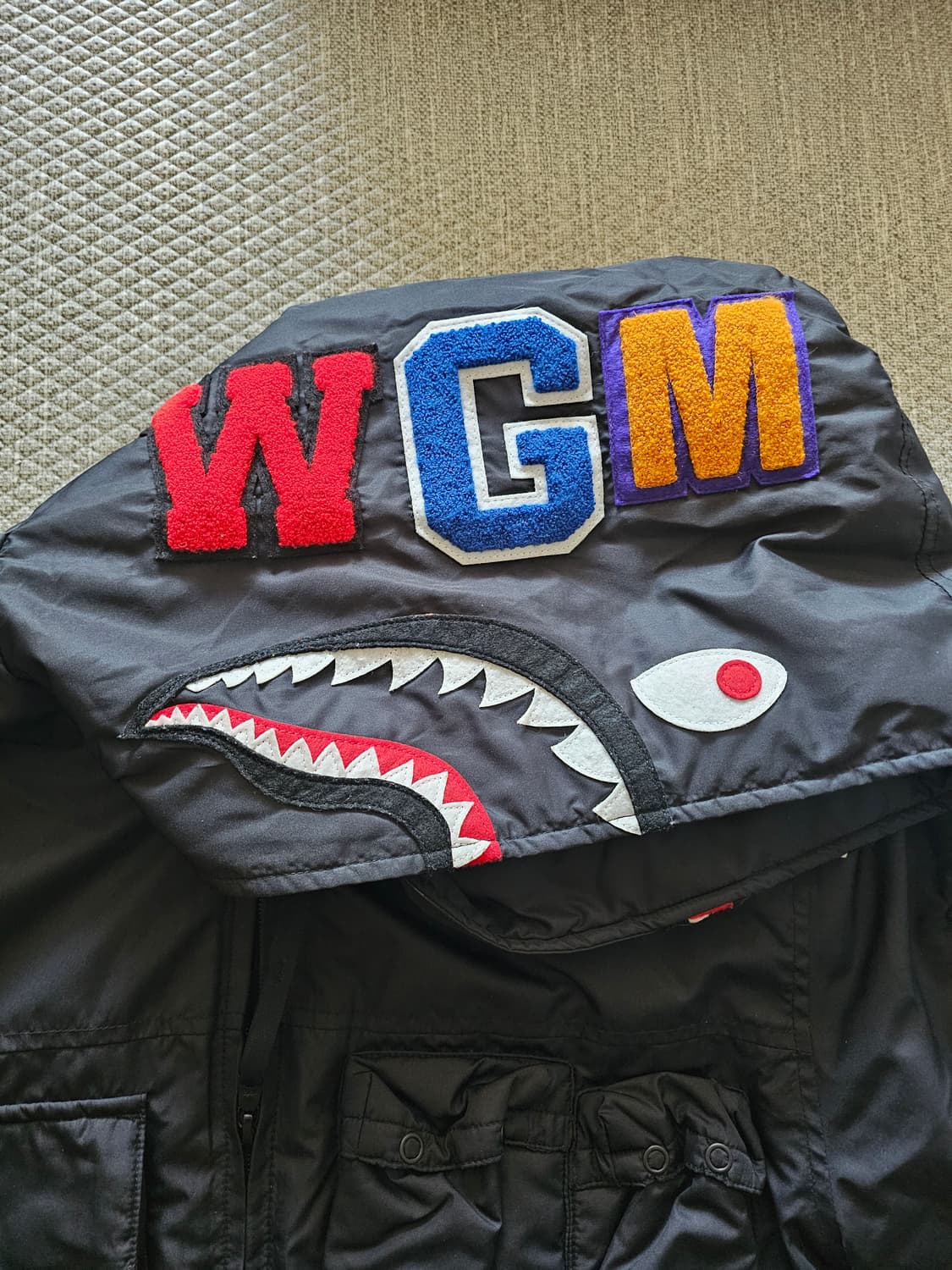 BAPE 베이프 샤크 패디드 자켓 M 미듐 상품이미지6