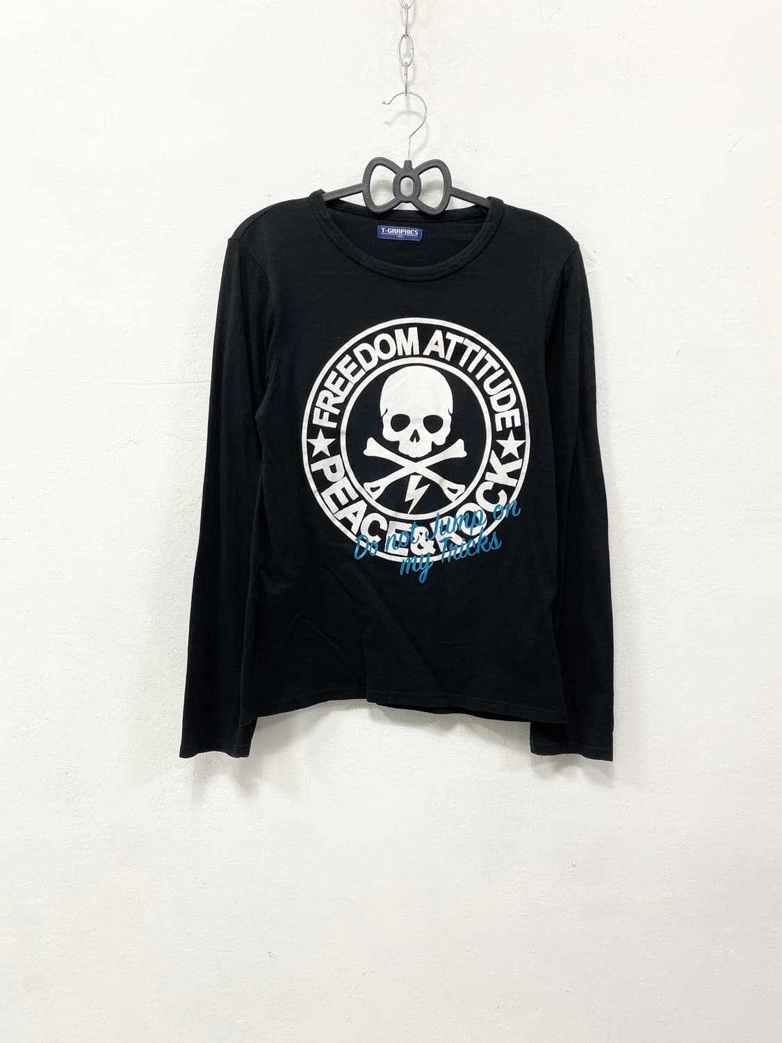 [T-GRAPHICS] 스컬 펑크 레터링 롱슬리브 상품이미지4