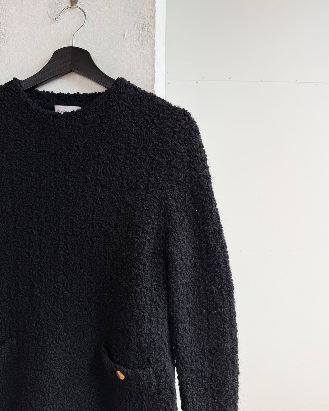 몽클레르 블랙 부클레 엘리건트 니트  상품이미지5