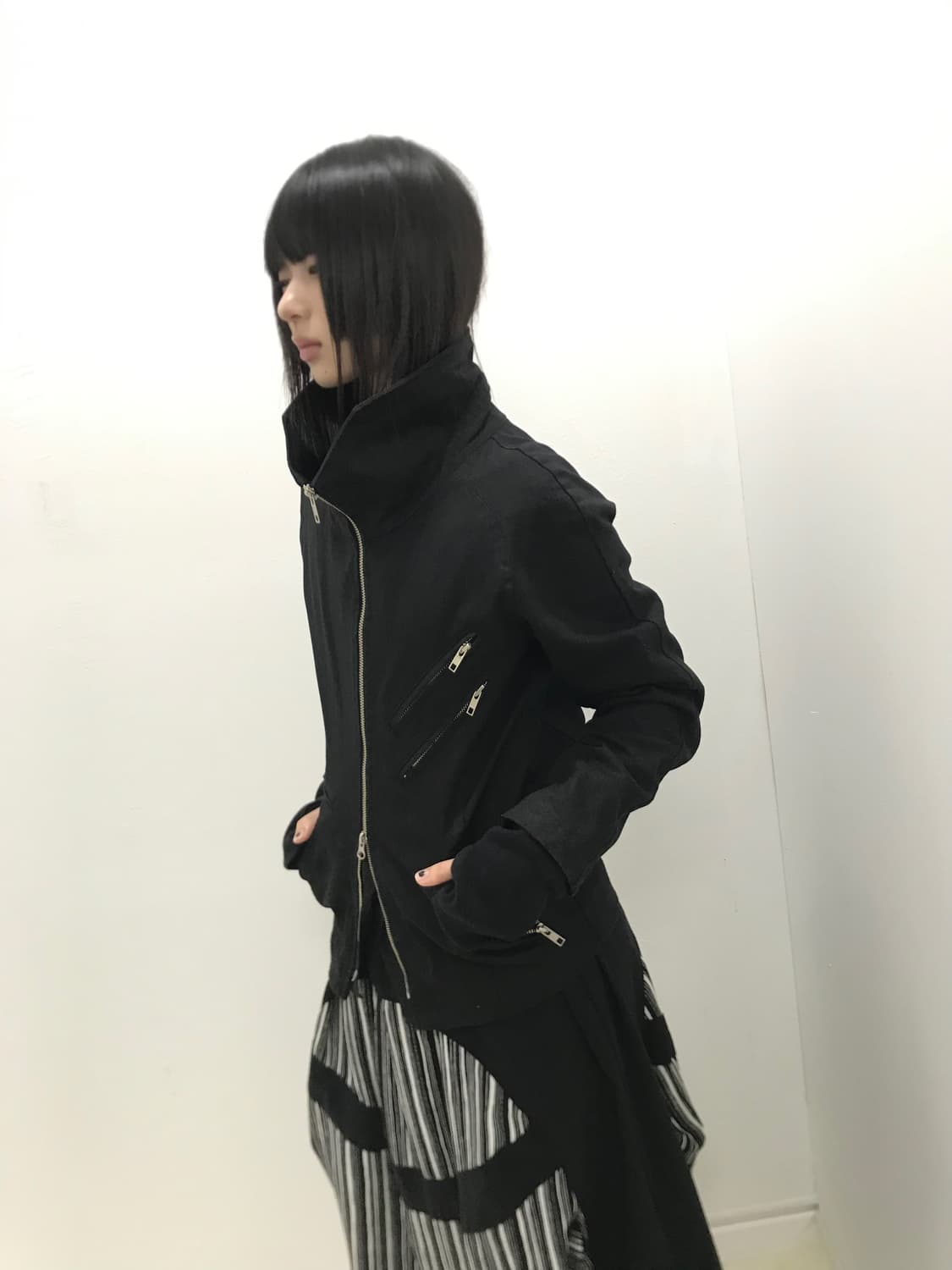 Handwarmer high neck 2way zipper jacket 상품이미지6