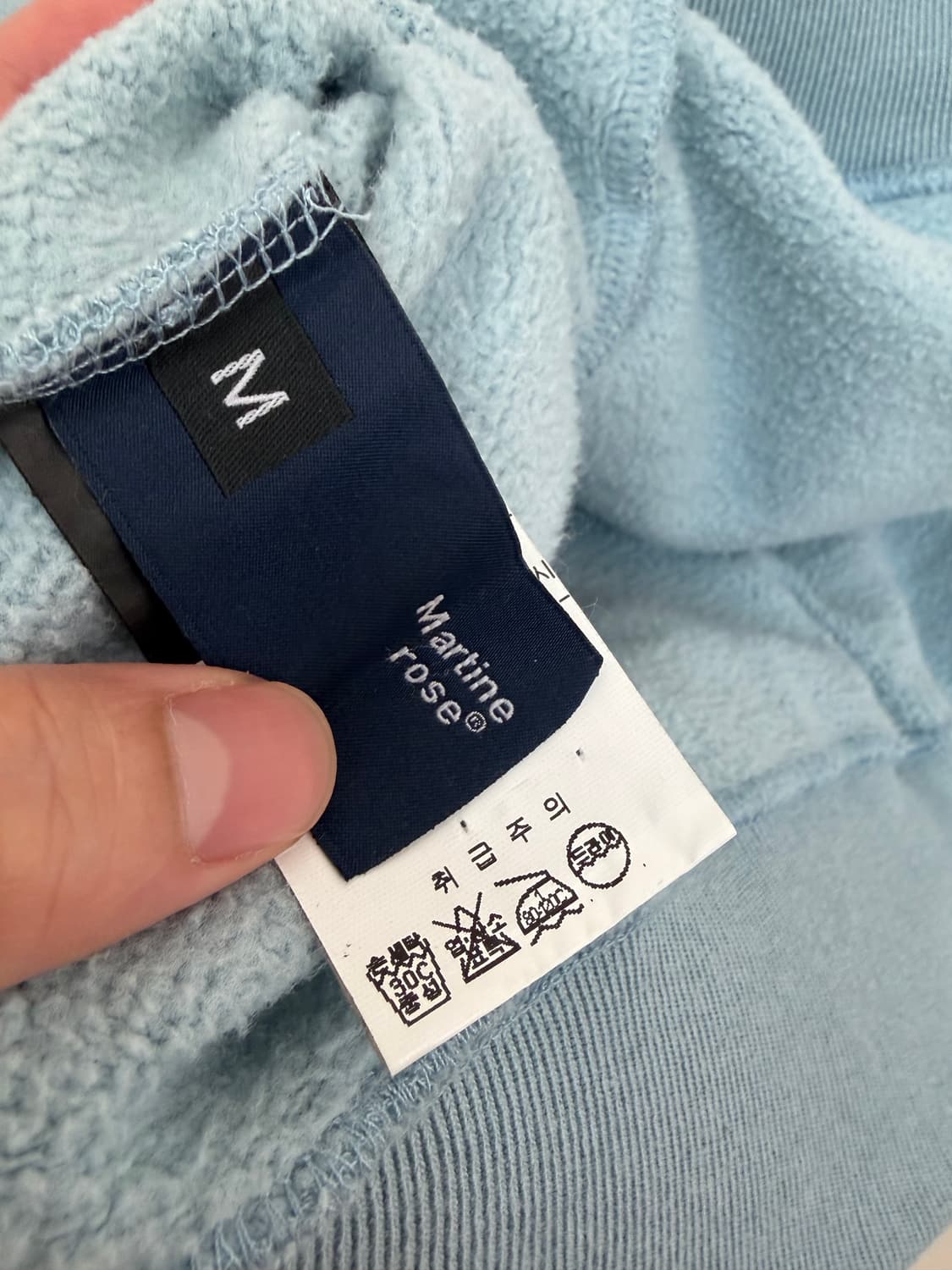 Martine Rose 마틴로즈 클래식 후드 라이트블루(100) 상품이미지4