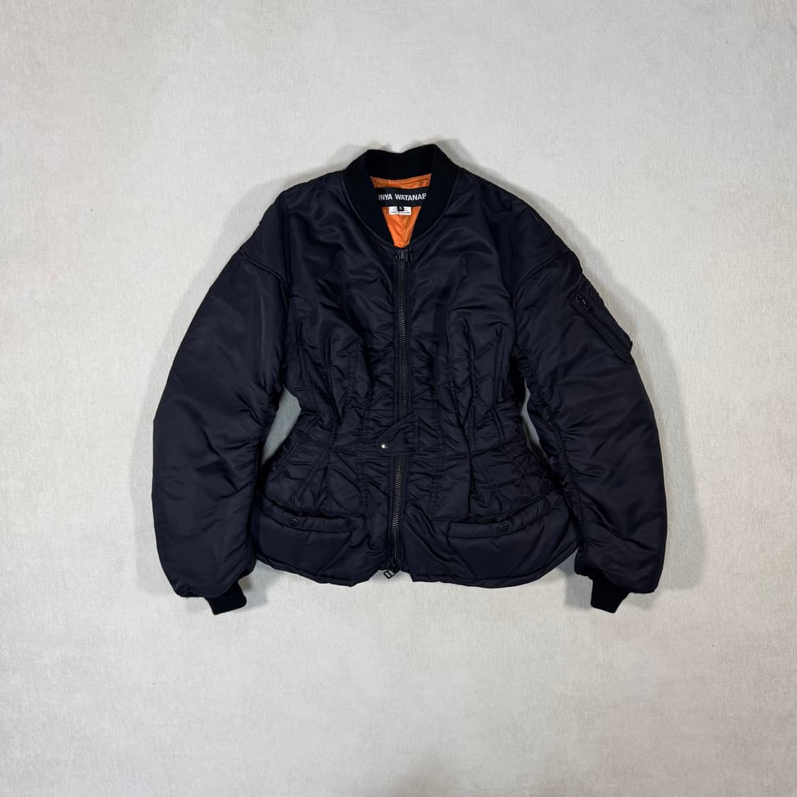 Nylon Corseted Bomber Jacket 상품이미지1