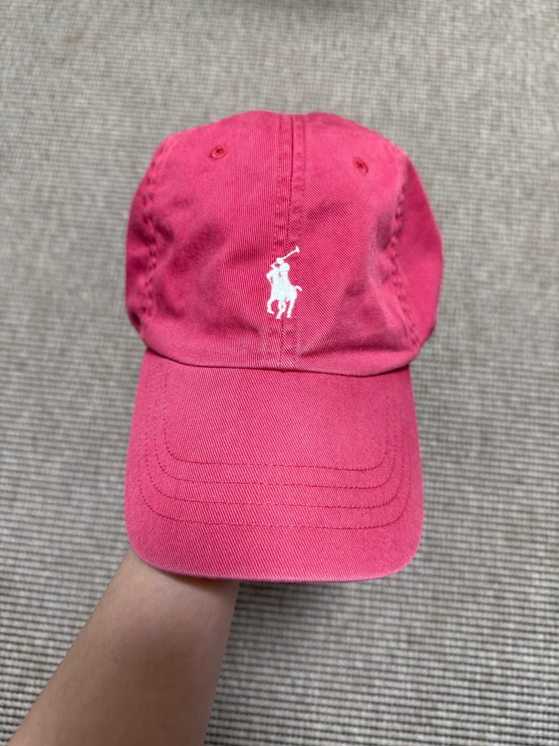 폴로 핑크 모자  상품이미지1