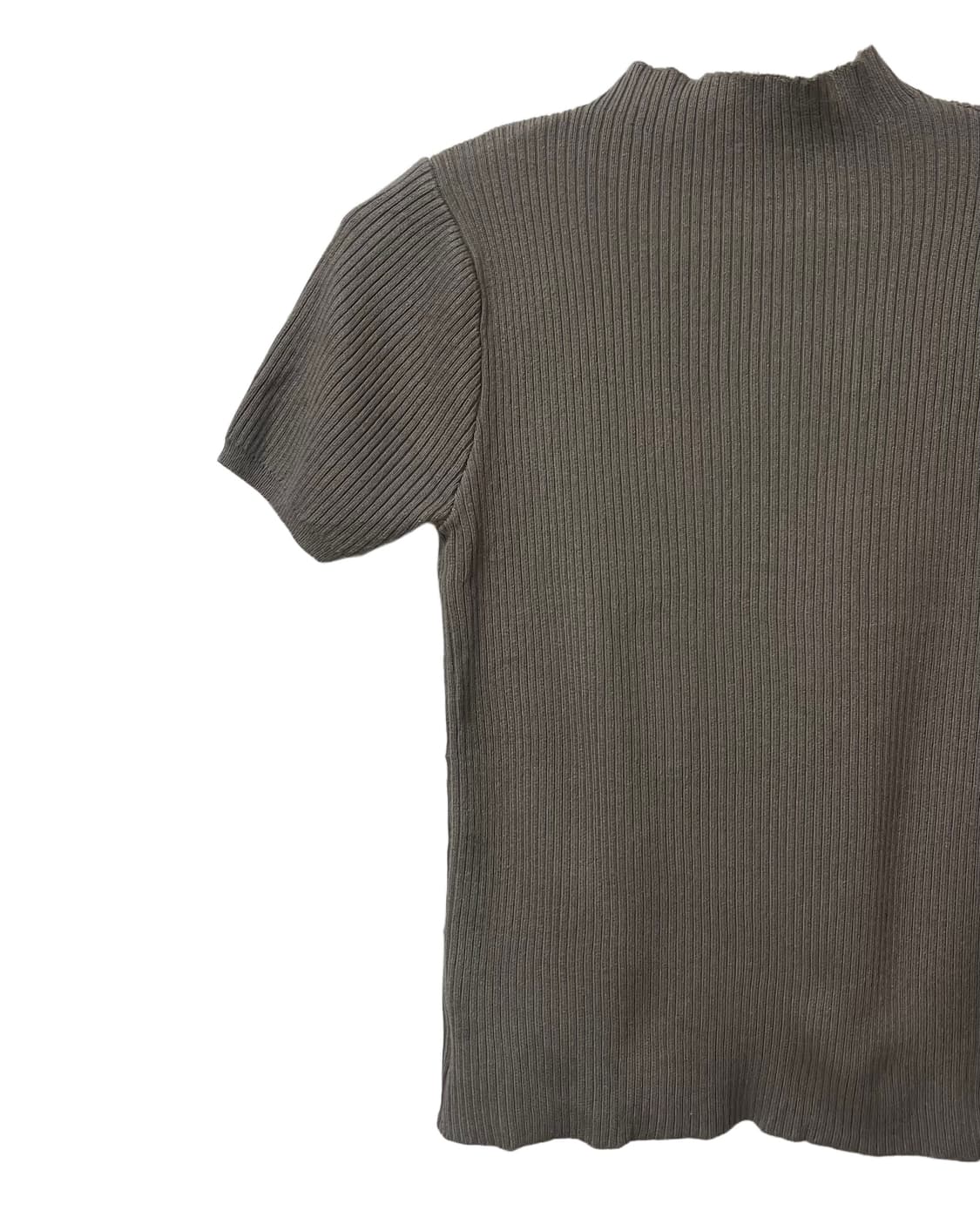 Rib Half-Neck Knit Top 상품이미지2