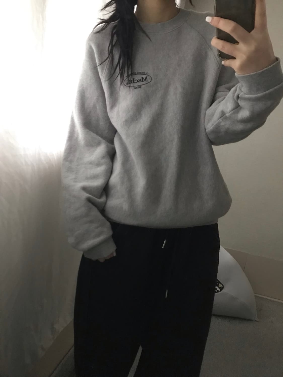 미스치프 서울 그레이 맨투맨 상품이미지3