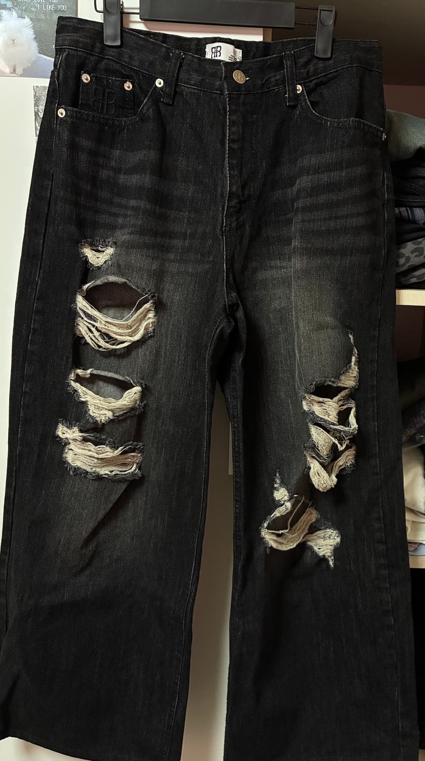 락케이크 데미지 팬츠 s *기장수선 상품이미지3