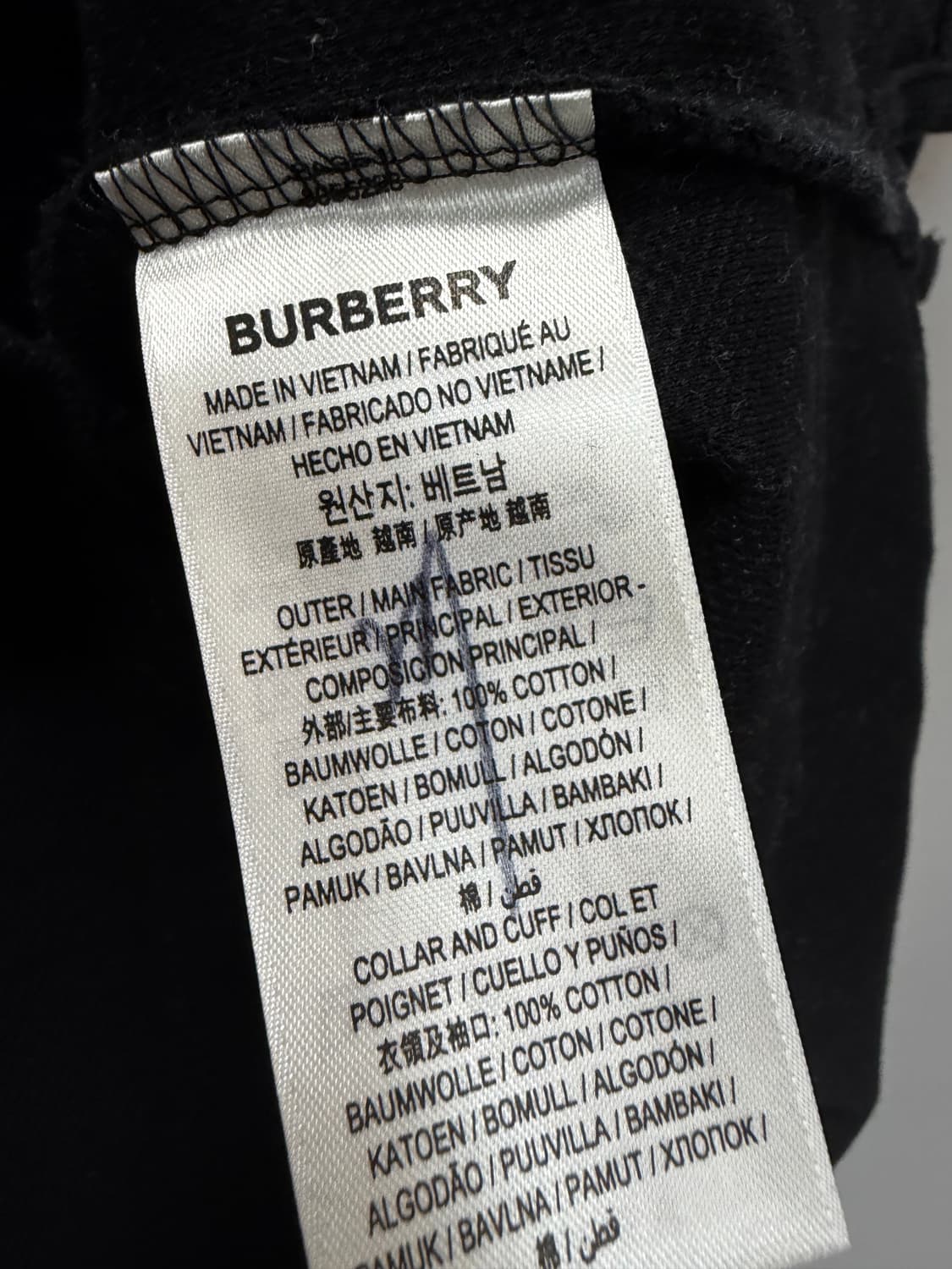 버버리 TB 모노그램 폴로 반팔티 ( 100 ) 상품이미지8