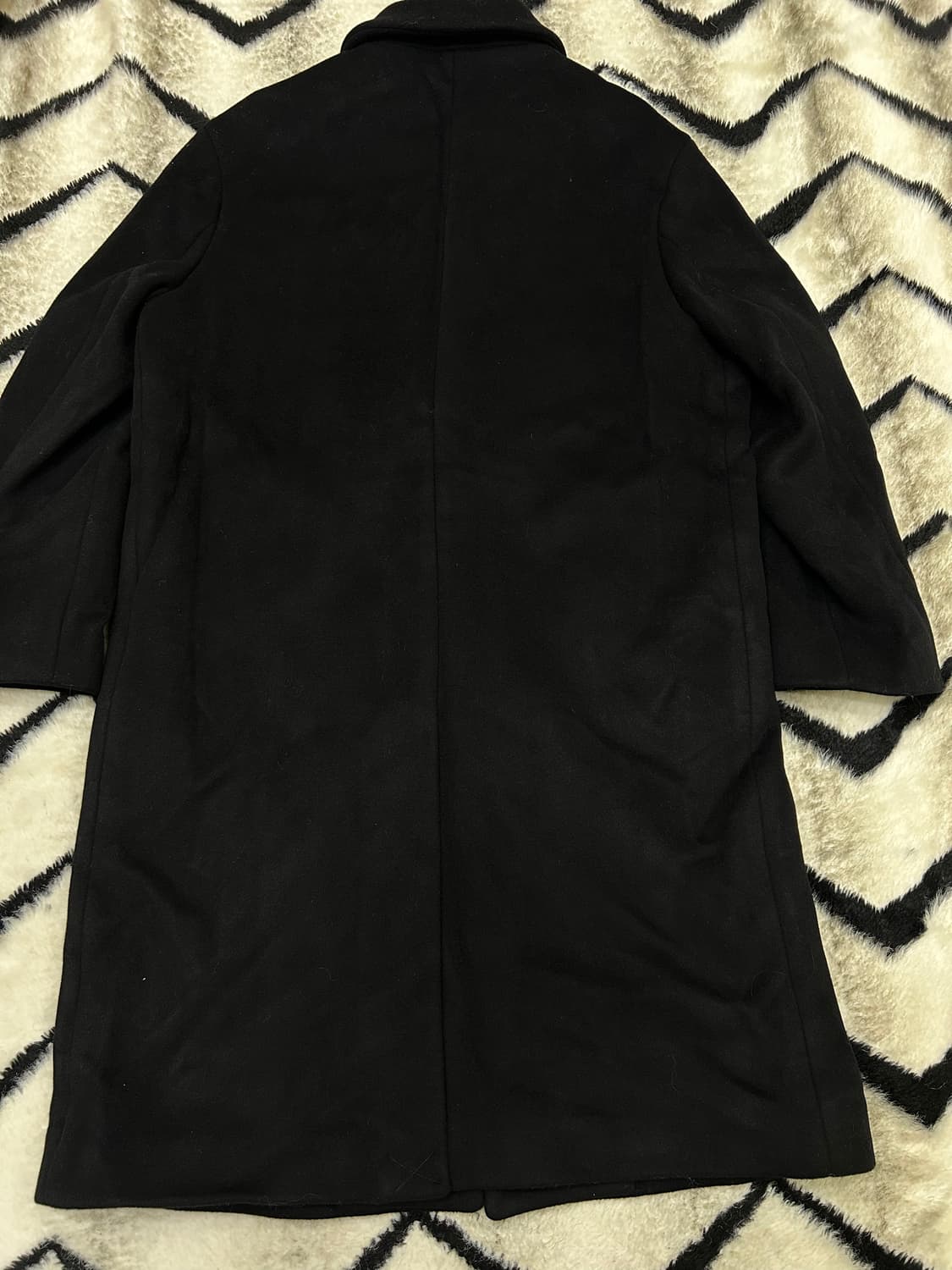 [L]무신사스탠다드 캐시미어 블렌드오버핏 맥 코트/블랙 상품이미지5