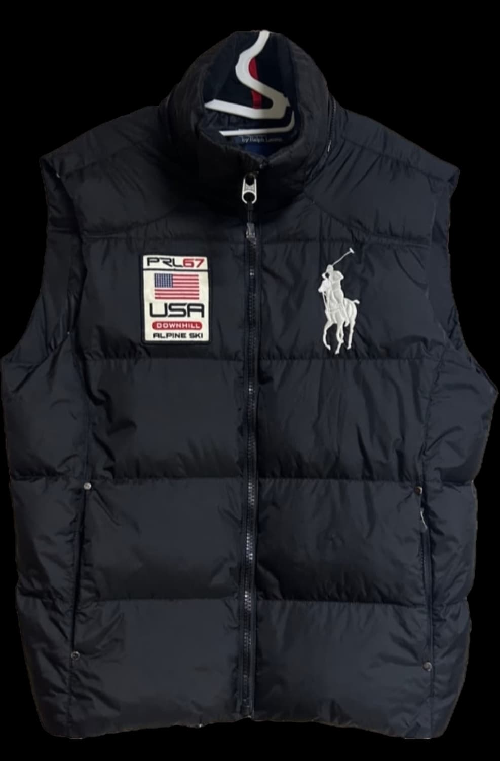 폴로랄프로렌 빅포니 알파인 USA 스키 다운 패딩조끼 상품이미지1