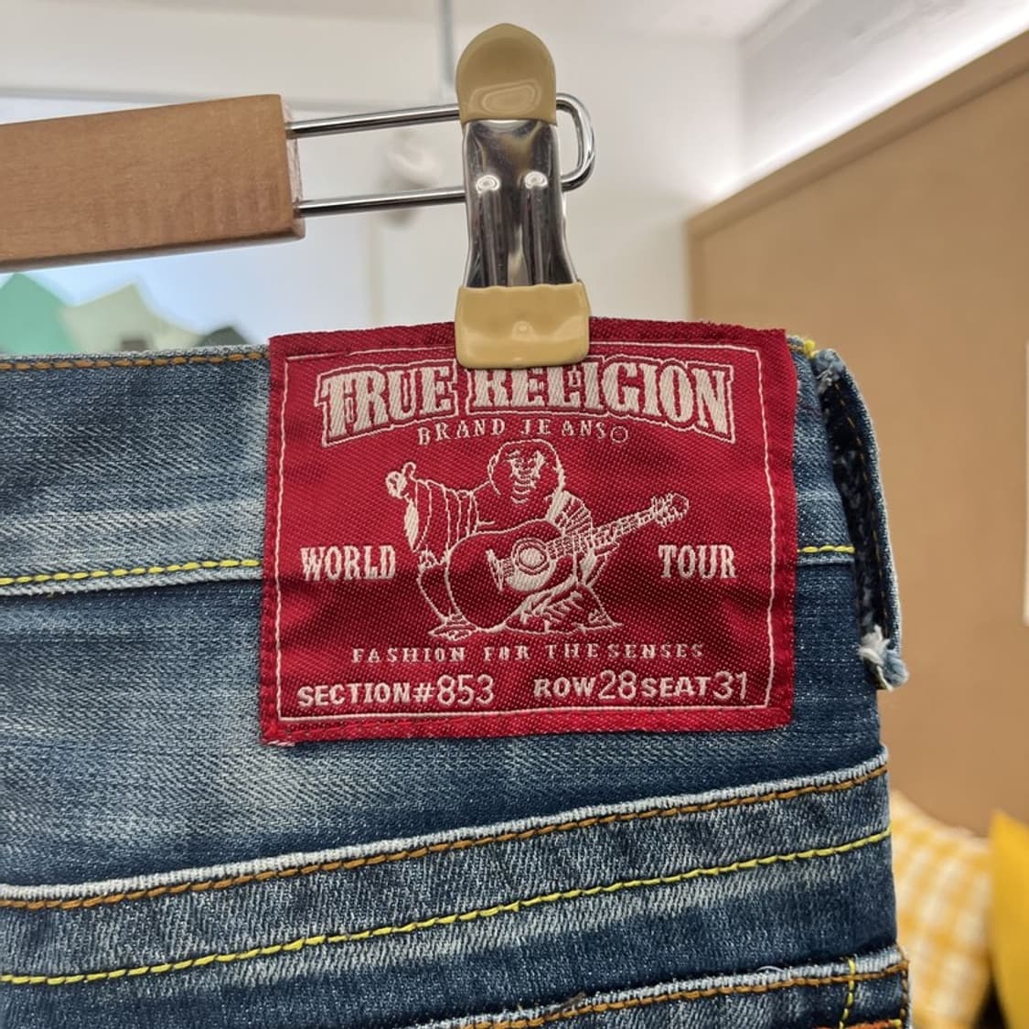 트루릴리전 835 올드스쿨 레트로 Y2K 데님팬츠 28인치 C09963 상품이미지4