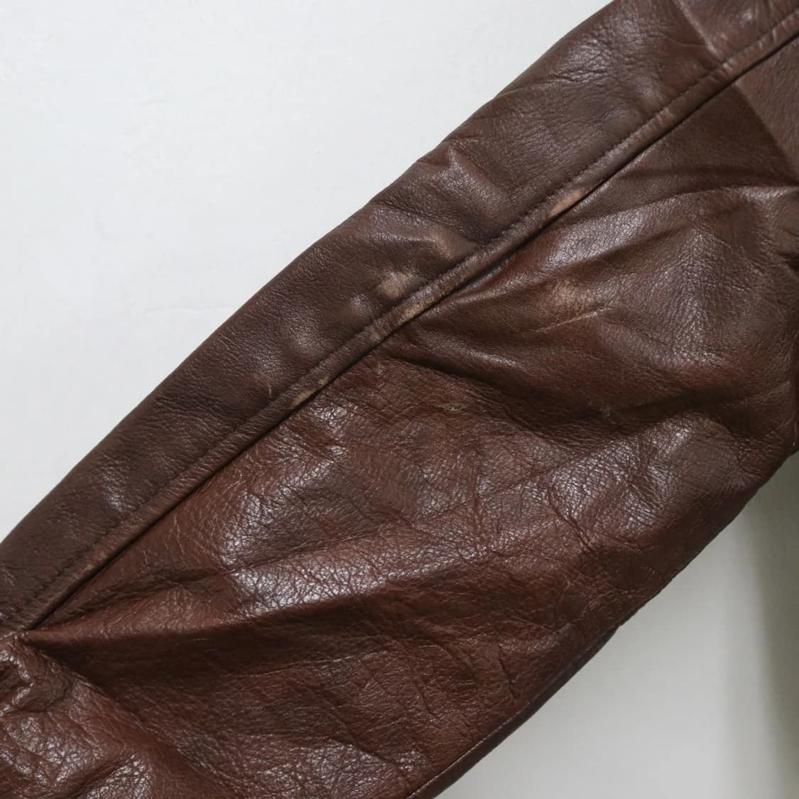 90'S RARE ANGEL LEATHER A-2 소가죽점퍼 62195 상품이미지6