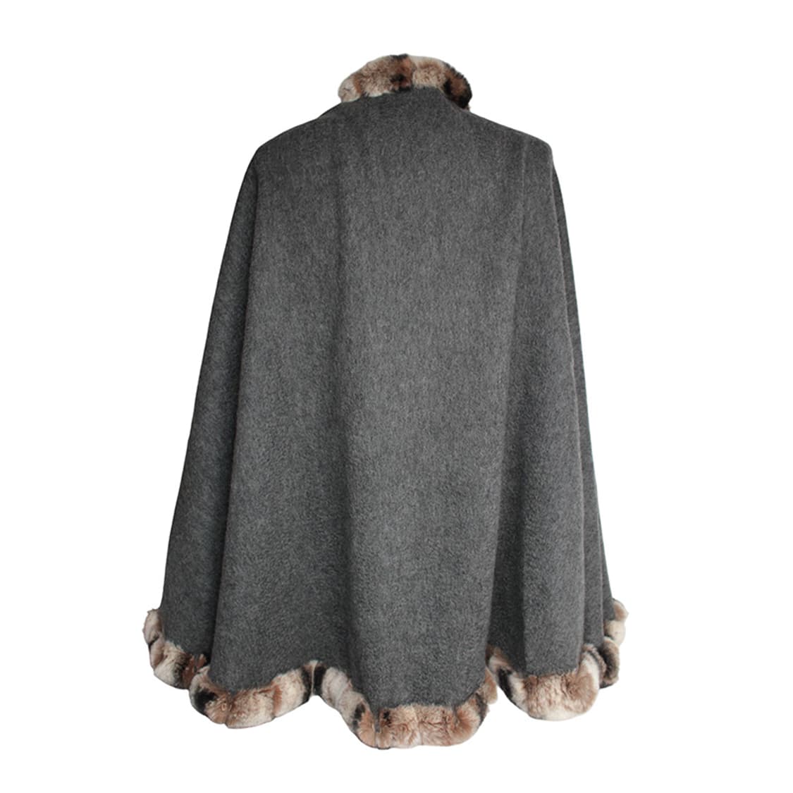 bellefennec 그레이 캐시미어 렉스퍼 케이프 (프리사이즈 ) 상품이미지3