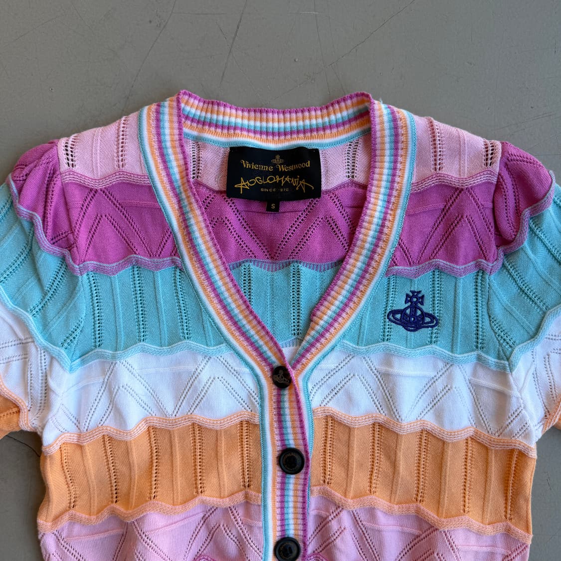 비비안 웨스트우드 베아 레인보우 가디건 상품이미지4