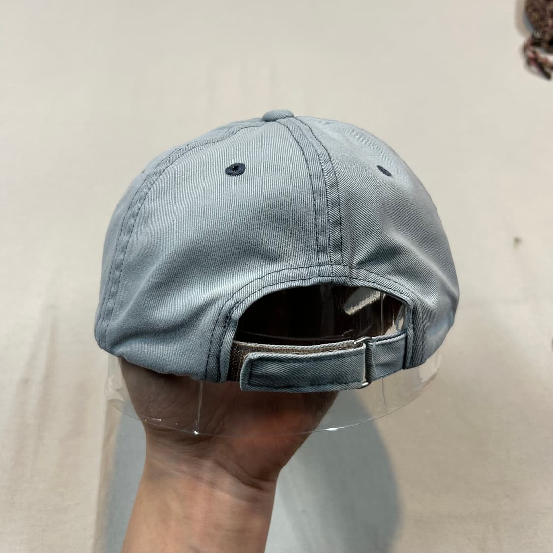 Free) 갭 GAP 볼캡 모자 하늘색 상품이미지4