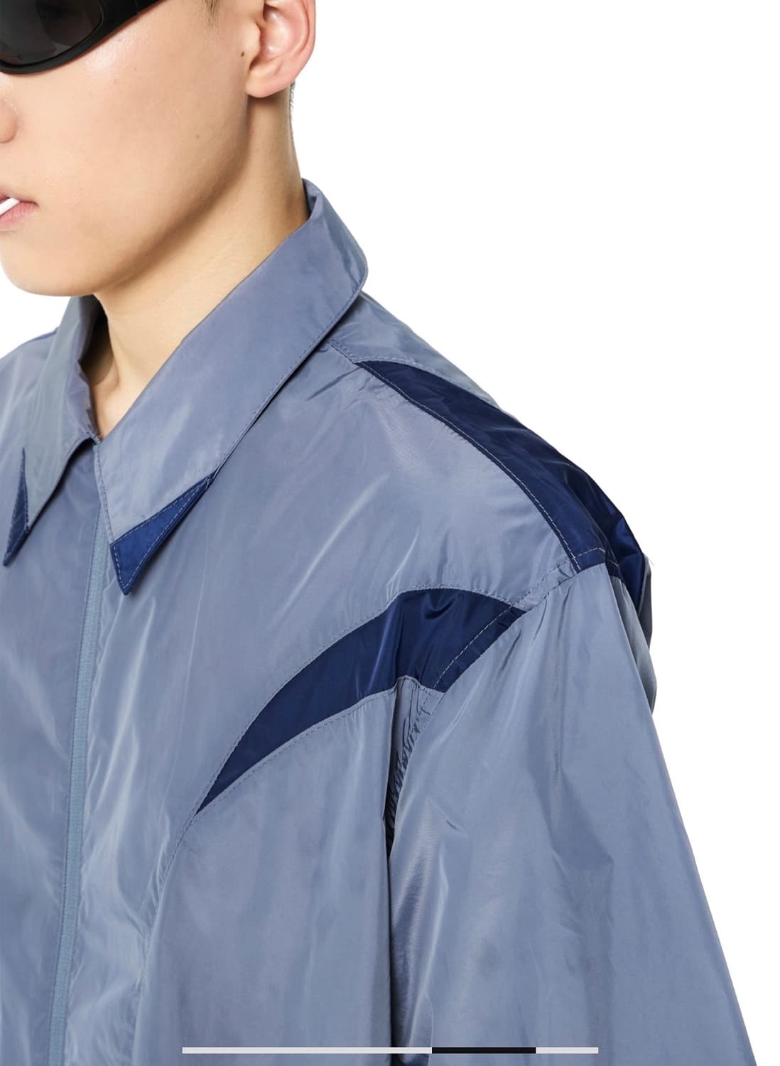 오프닝프로젝트 하프 셔츠 (Blue Grey) 상품이미지4