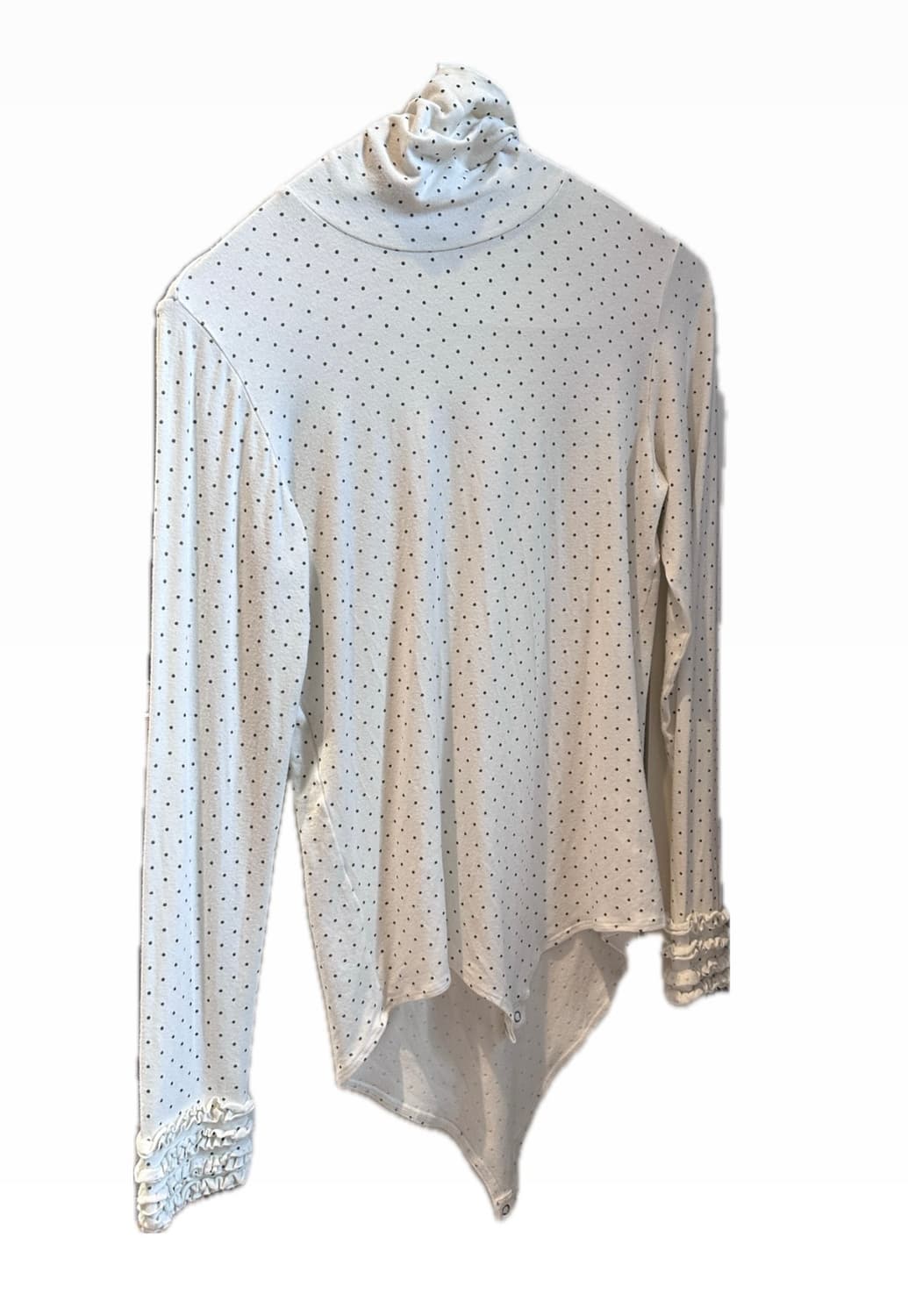 프릴 도트 폴라 슬리브리스 이너티 상품이미지1