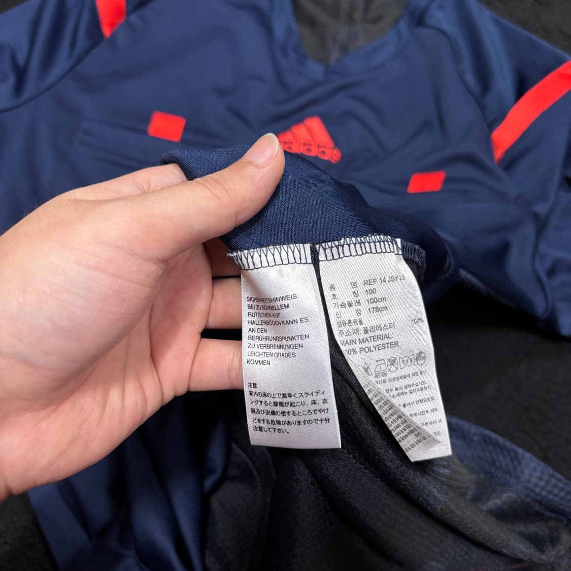 100 아디다스 다크네이비 레프리 심판 져지 상품이미지5