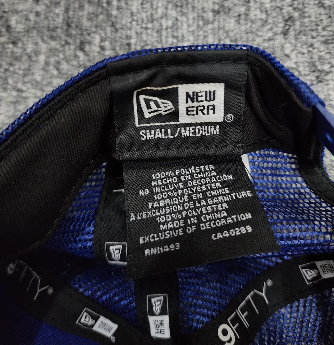 뉴에라 LA 다저스 9FIFTY 메쉬 트러커 스냅백 모자 S-M 상품이미지9