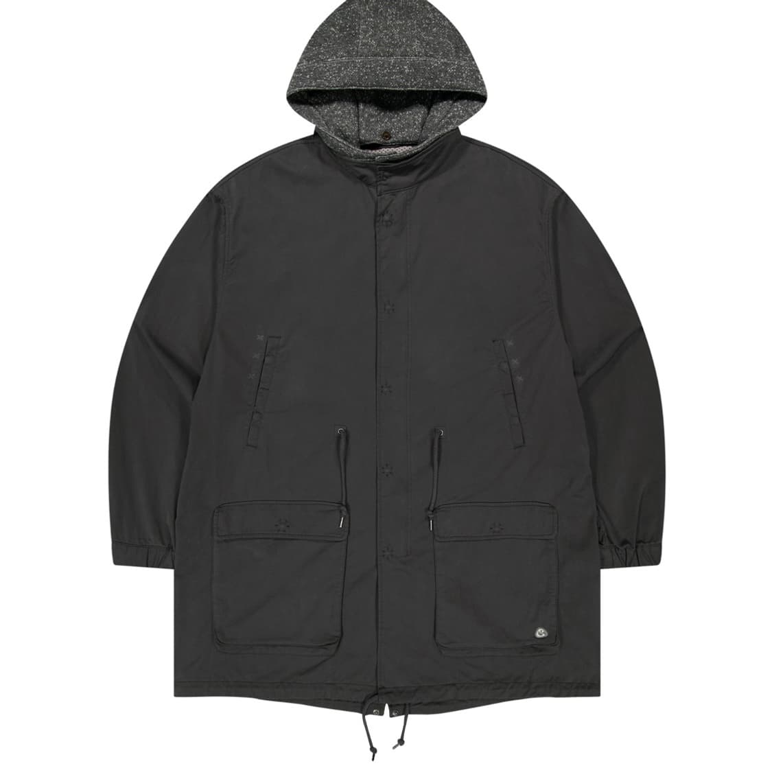 coyseio 워시드 밀리터리 야상 차콜 상품이미지1