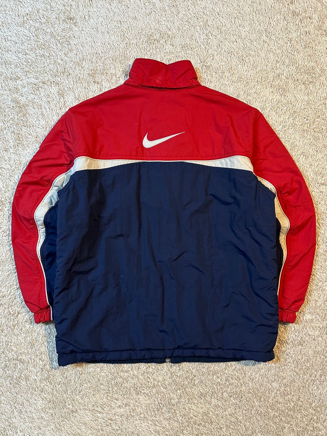 00's 나이키 올드스쿨 스우시 리버시블 배색 점퍼 자켓 상품이미지3