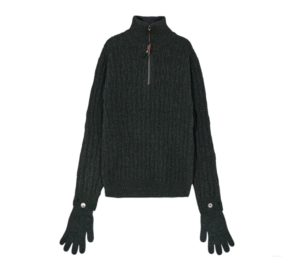 hyein seo 혜인서 글로브 카키  상품이미지1