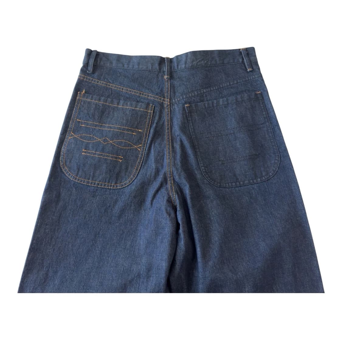 (M) 마리아노 magliano 언발란스 스티치 인디고 데님 진 팬츠 상품이미지9