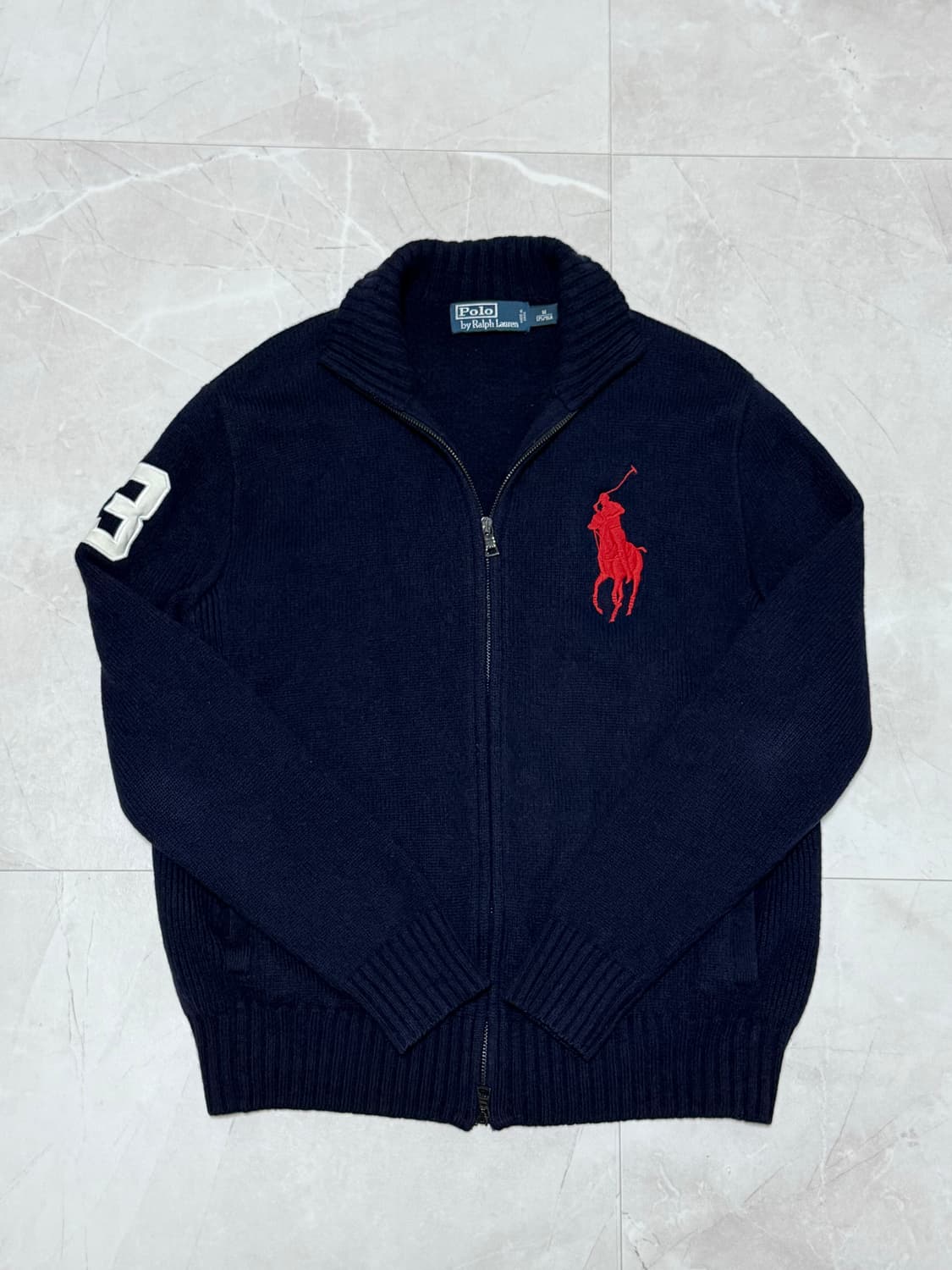 폴로 랄프로렌 빅포니 니트집업 상품이미지1