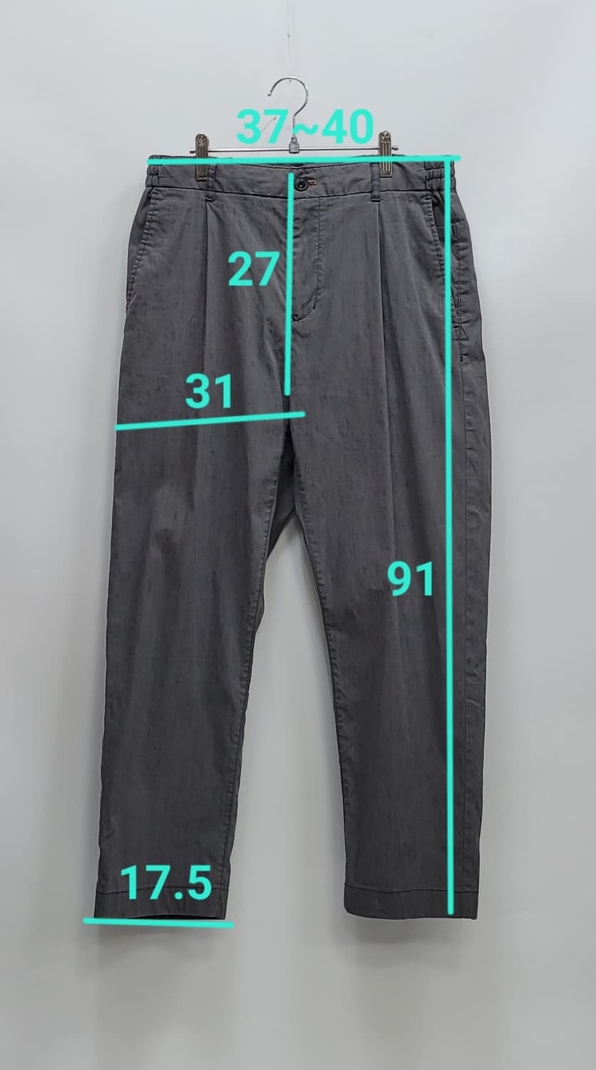 Series 22SS 시리즈 baggy 스트링 원턱 팬츠 / 남 78
 상품이미지10