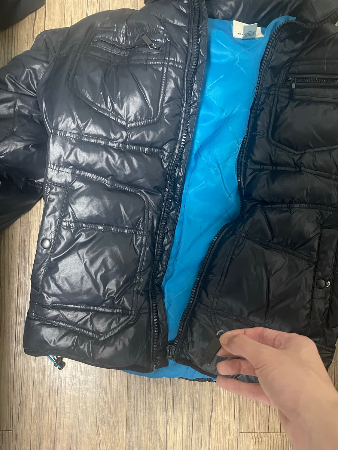 디젤 diesel 라이더 바이커 패딩 상품이미지4