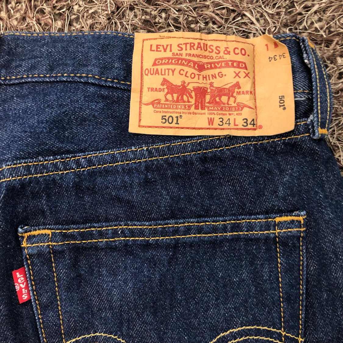 리바이스 501 데님 팬츠 상품이미지5