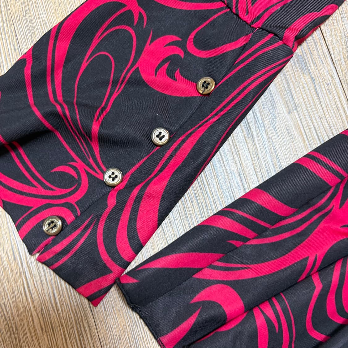 오리엔탈 갸루 블라우스 롱슬 롱슬리브 상품이미지2