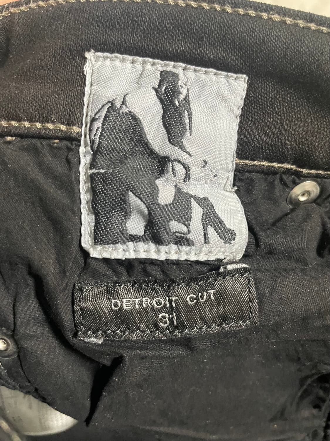 릭오웬스 디트로이트컷 블랙왁스진 상품이미지3