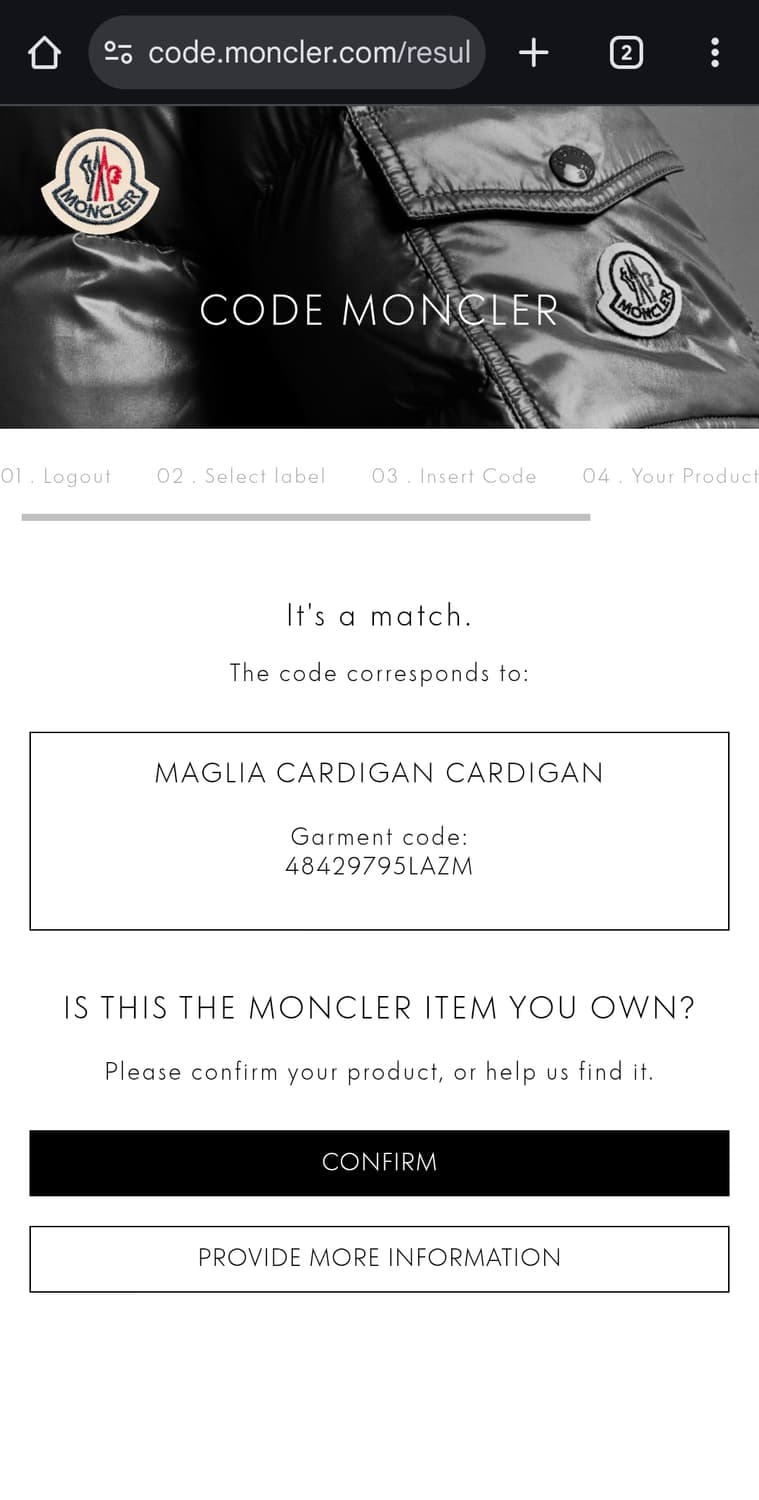 몽클레어 니트 후드 집업 네이비 상품이미지4