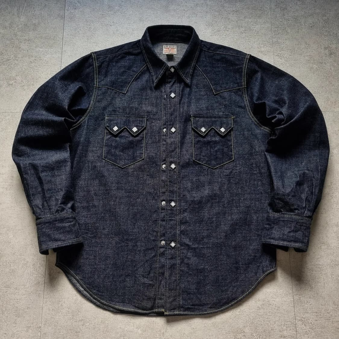 조맥코이 데님 웨스턴 셔츠 15 sz 미사용품 상품이미지2